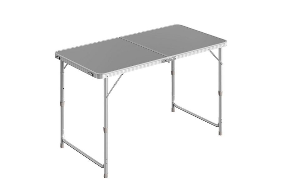 Woltu Campingtisch (1-St), Klapptisch, höhenverstellbar, aus Aluminium MDF von WOLTU