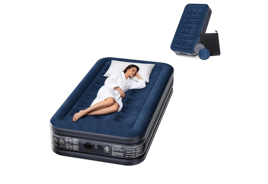 FIVMEN Luftbett Selbstaufblasende Luftmatratze mit Elektrischer Pumpe Gästebett, (Packung), Aufblasbare Matratze für Camping Heimgebrauch wie als Gästebett von FIVMEN