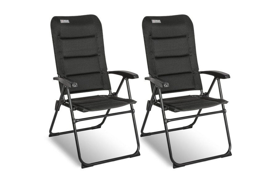 HOMECALL Klappstuhl Gartenstühle hochlehner Luxus campingstuhle bis 150 kg Gepolstert (Set, 2 St), mit 5-Fach Verstellbare lehne, für Camp Garten Balkon von HOMECALL