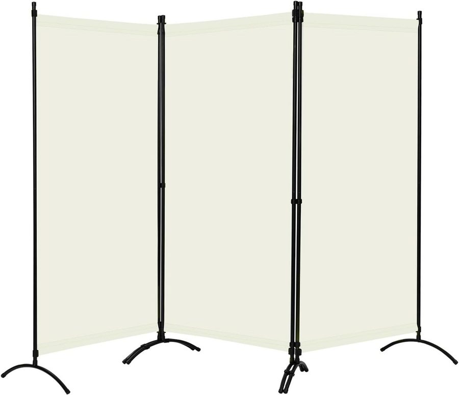 Woltu Paravent, 3-teilig 255x182 cm, Trennwand klappbar, Raumteiler freistehend von WOLTU