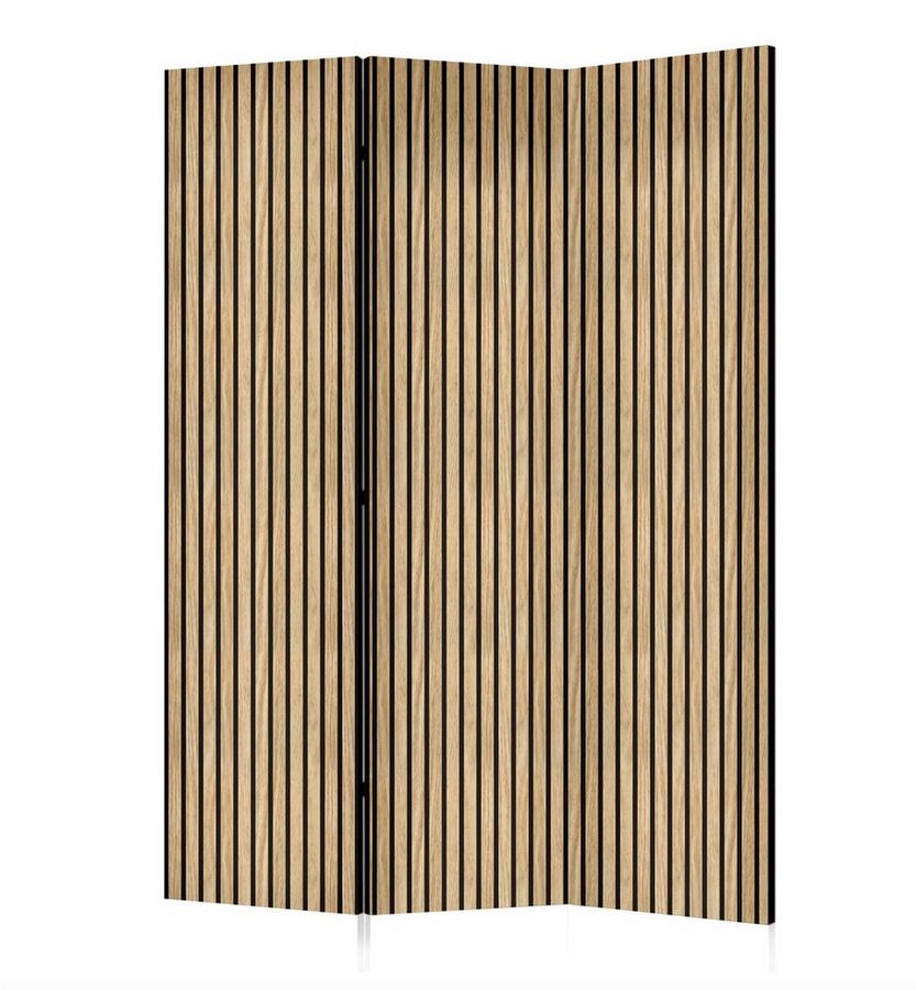 framed concept Paravent, Raumteiler Holz Struktur, 135x172 & 225x172 cm, ein- oder beidseitig von framed concept