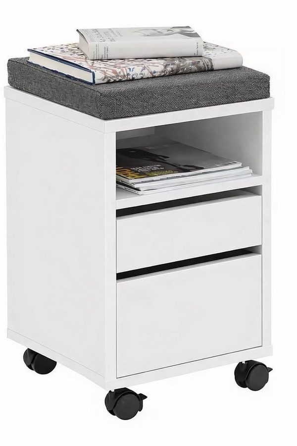 Maja Möbel Rollcontainer + Sitzcontainer weiß --->> Das Platzgenie Vito 4018 im Supersale von Maja Möbel