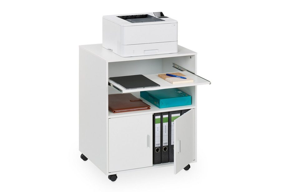 relaxdays Rollcontainer mit Tastaturauszug, (1 St) von RELAXDAYS