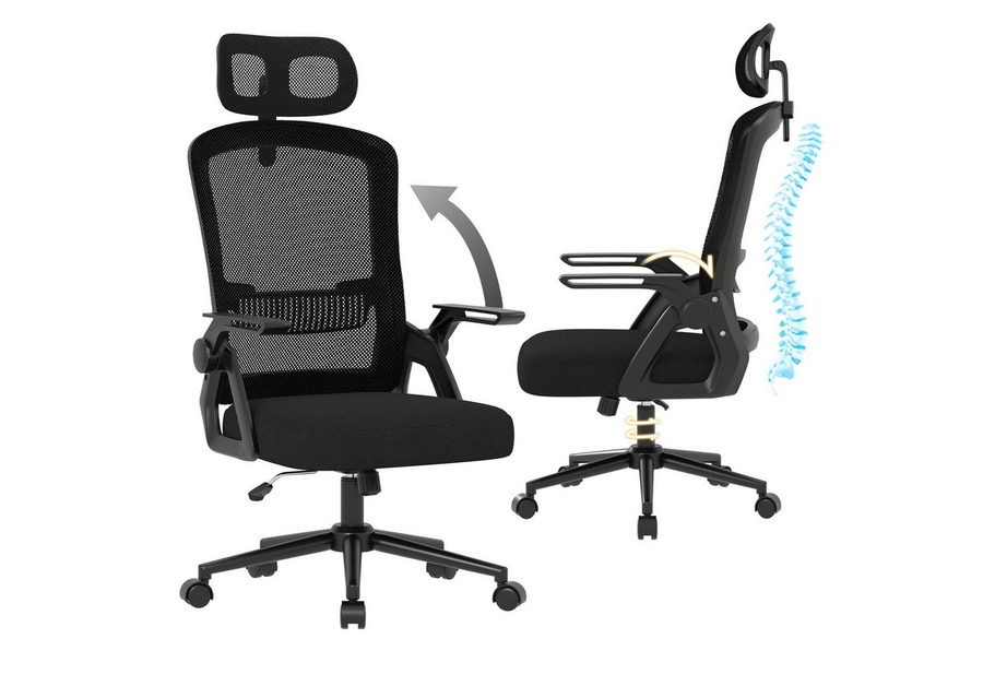 ZAISZE Bürostuhl Ergonomischer Bürostuhl drehbar höhenverstellbar, Komfort & Stil (Passende Kombination), Verstellbarer Bürostuhl, geeignet für das Homeoffice von ZAISZE