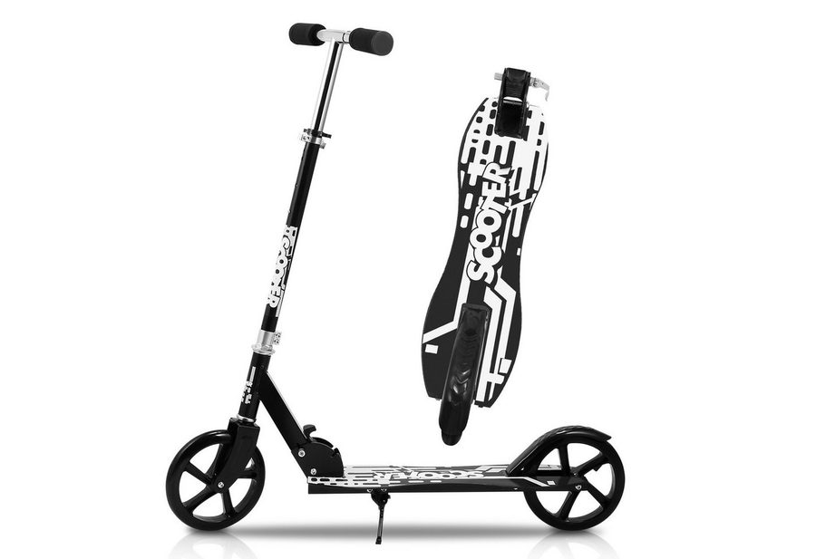 Clanmacy Scooter Kinderoller Scooter Faltbarer Kinderscooter Höhenverstellbar von Clanmacy