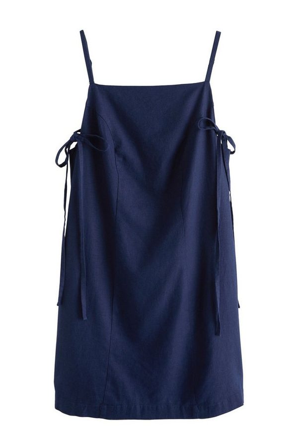 Next Sommerkleid Sommer-Minikleid mit Carré-Ausschnitt und Trägern (1-tlg) von Next