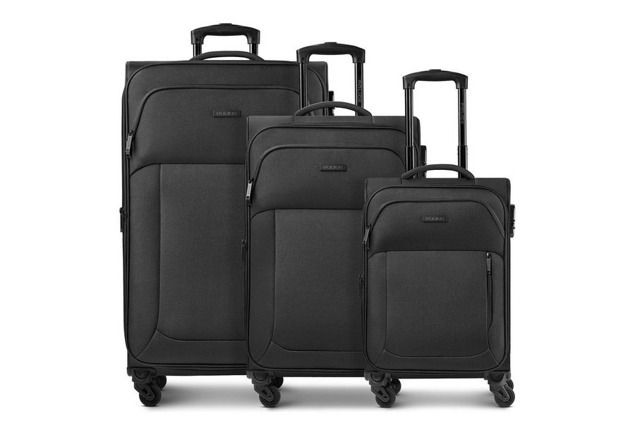 Police Trolleyset San Francisco, 4 Rollen, (3-teilig, 3 tlg), Polyester von Police