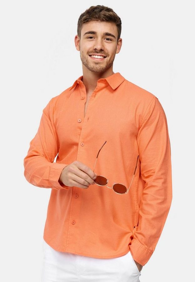 INDICODE Langarmhemd Herren INSville Herrenhemd Langarm von INDICODE