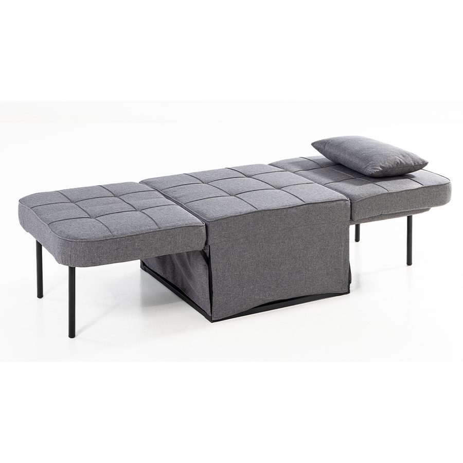 Prestige Home Living Outdoor 2 in 1 Schlafsofa, ca. 67 x 76 x 41 cm - Dunkelgrau von Prestige Home Living Outdoor