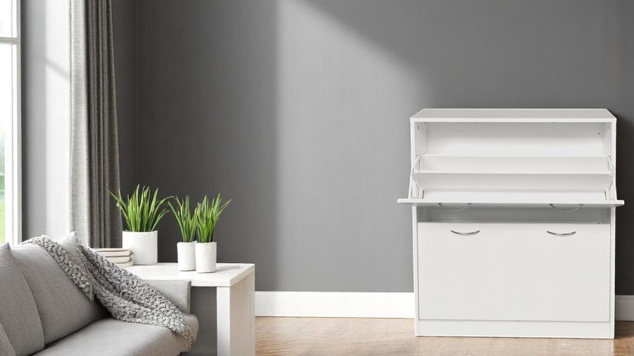 Hardin 1fachgut StyleStep Schuhschrank, ca. 75 x 87 x 24 cm – Weiß von Hardin 1fachgut