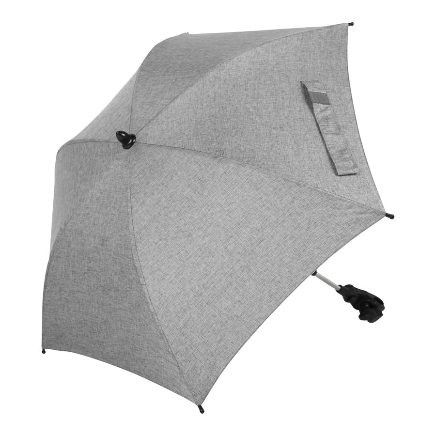 Babycab Universal Sonnenschirm für Kinderwagen grau von babycab