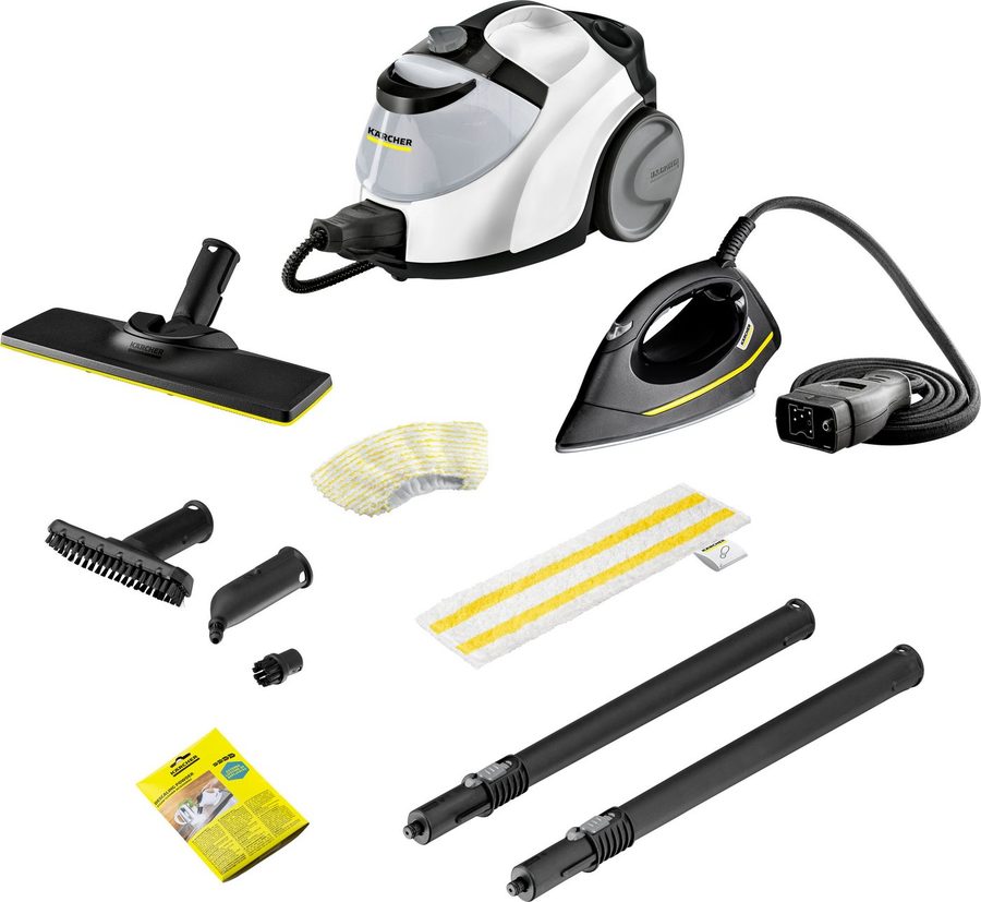 KÄRCHER Dampfreiniger SC 5 EASYFIX IRON, 2250 W, mit Dampfdruck-Bügeleisen, VapoHydro-Funktion von Karcher