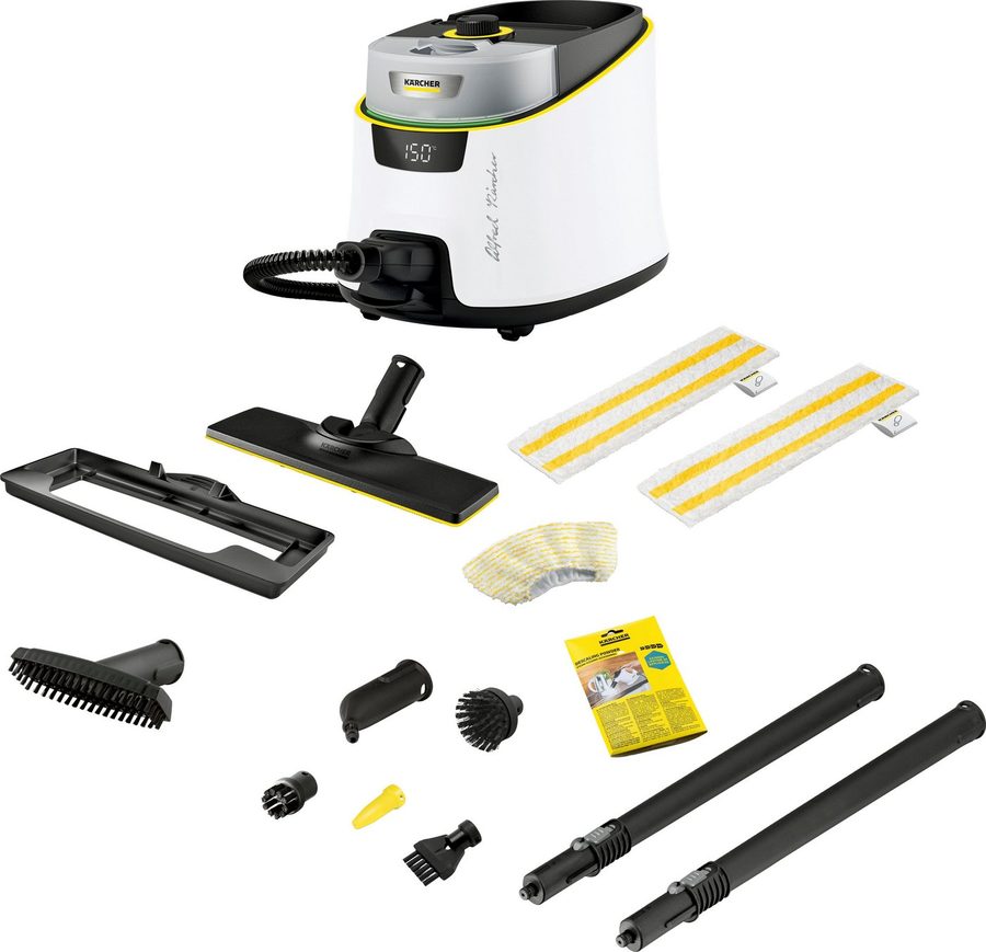 KÄRCHER Dampfreiniger SC 5 DELUXE SIGNATURE LINE, 2250 W, Echtzeit-LED-Temperaturanzeige, VapoHydro-Funktion von Karcher