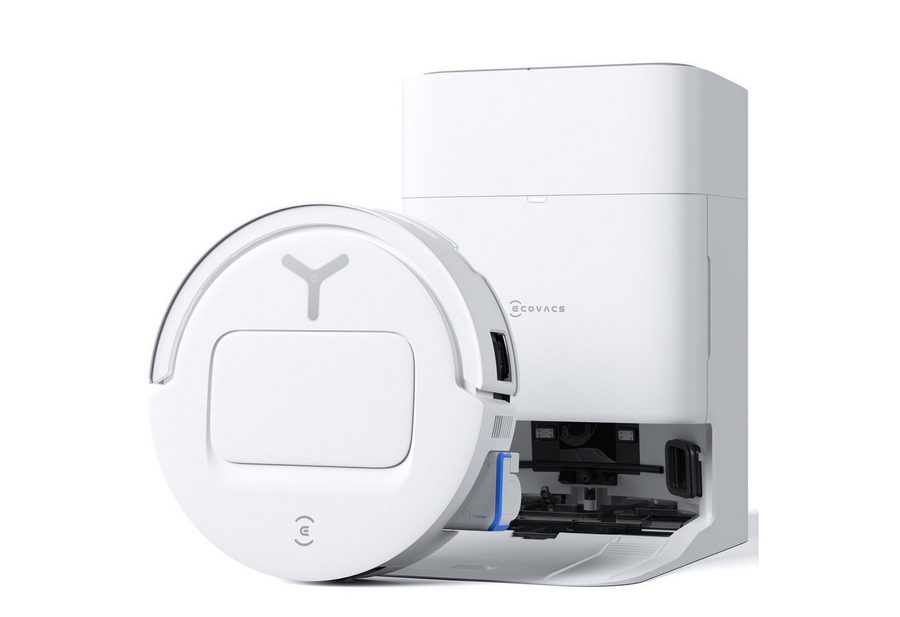 ECOVACS Saugroboter DEEBOT T80 OMNI WHITE, 80 W, Mit Staubbeutel, mit Saug- und Wischfunktion sowie 18.000 Pa Saugkraft von Ecovacs