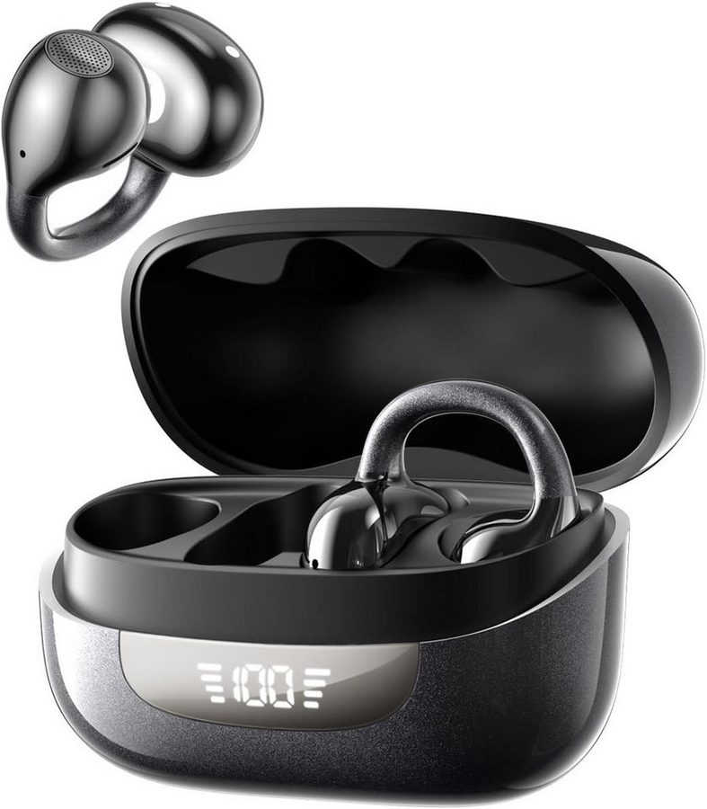 ibettertec 2026 Neue Open Ear Kopfhörer, In Ear Kopfhörer Bluetooth 6.0 Open-Ear-Kopfhörer (60H Spielzeit, IPX7 wasserdichte Bluetooth Open-Ear Sport Kopfhörer, Kopfhörer Kabellos Bluetooth HiFi Stereo mit Ohrhaken, ENC Noise Cancelling, HD-Mikrofon, kraftvollem Bass und komfortabler Passform für Sport, Büro und Alltag) von ibettertec
