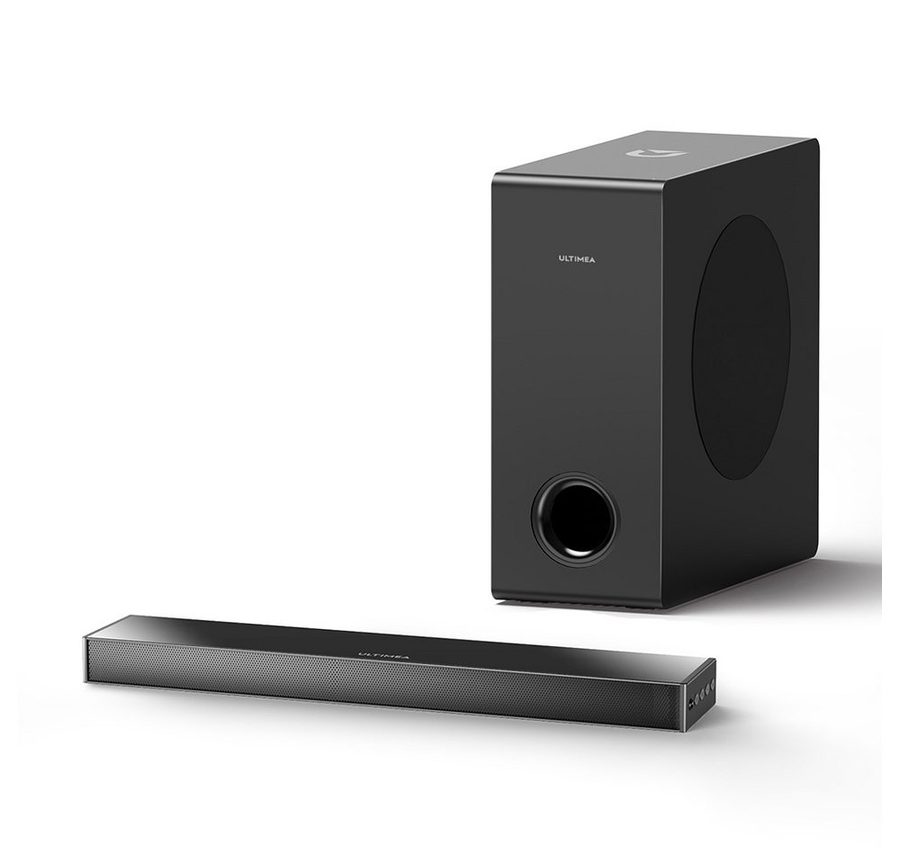 Ultimea Nova S40 Soundbar 2.1 Ultra-Slim-Soundbar (Virtual-Surround Sound System, 160 W, 5,25'' Subwoofer, Bluetooth 5.3, HDMI ARC) von Ultimea