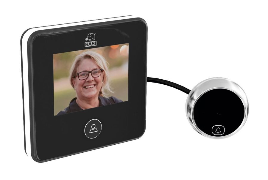 Basi Digitaler Türspion - TS 800 - schwarz von Basi