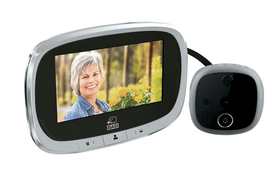 Basi Digitaler Türspion - TS 810 - silber von Basi