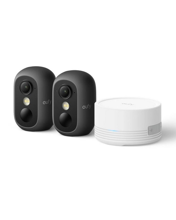 Anker eufy Überwachungskamera C35, Kabellose Überwachungskamera Außen & Innen, Magnetische Halterung (Außenbereich, 2-tlg., Nachtsicht) von Anker eufy