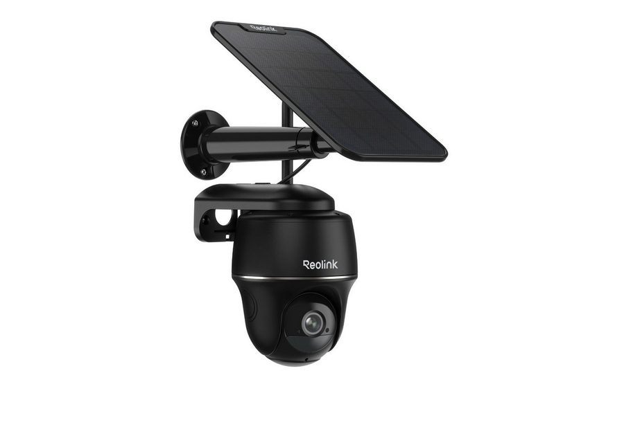 Reolink Überwachungskamera Argus PT+SP 5MP PTZ Akku- oder solarbetriebene 2,4/5GHz WLAN IP (Außenbereich, PIR-Erkennung,IR-Nachtsicht,Could-Speicherung) von Reolink