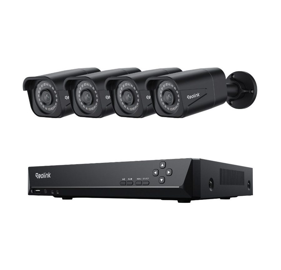 Reolink Überwachungskamera RLK8-811B4-A 8MP PoE (Innenbereich, Außenbereich, 5X optischem Zoom,Spotlights,24/7 Aufnahme,Personen &Fahrzeugerkennung) von Reolink
