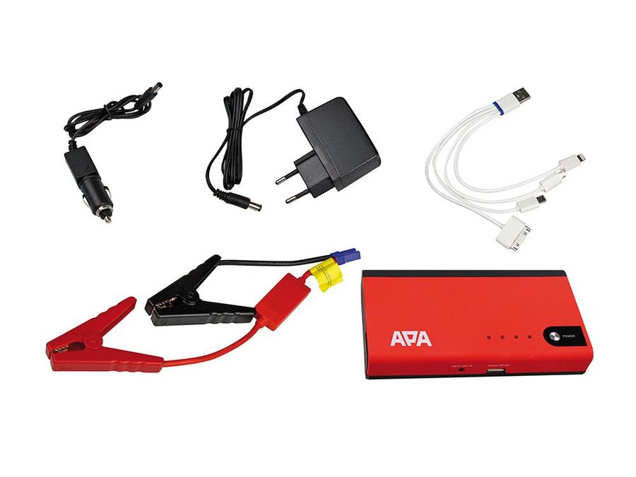 APA Mini Lithium Powerpack 11.000mAh mit Starthilfe von APA