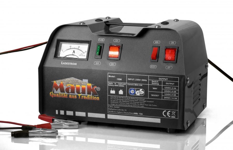 MAUK 12V - 24V 12A Batterieladegerät von mauk