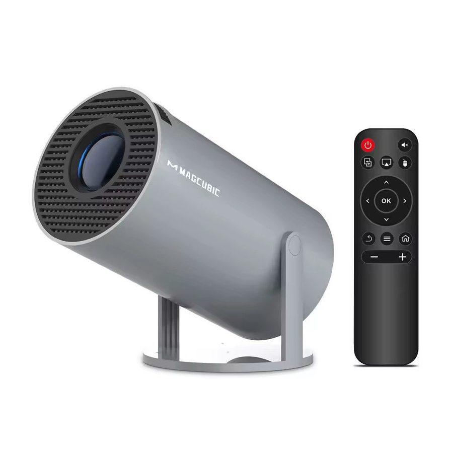 Magcubic Tragbarer Projektor Beamer HY300 Pro 4K Android 11 Wifi6 BT 5 UHD-Beamer (8000 lm, 3840 x 2160 px px, 8000 lm, 1500:1, 3840 x 2160 px, BT 5.0, 4K 1080p unterstützt) von Magcubic
