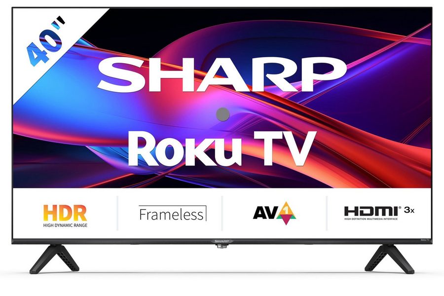 Sharp 2T-C40GDx LED-Fernseher (101 cm/40 Zoll, Full HD, HDR10, Einfacher Startbildschirm, Intuitive Fernbedienung) von Sharp