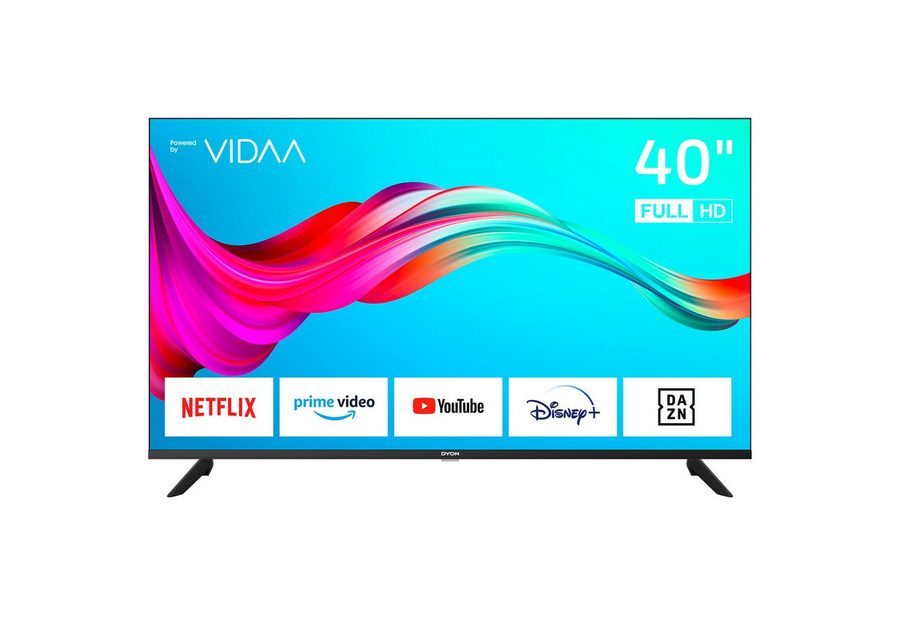 Dyon SMART 40 VX-2 LED-Fernseher (100 cm/40 Zoll, Full HD, Smart-TV, 40" Full HD Smart TV, Triple Tuner, WLAN, CI+, Hotelmodus) von Dyon