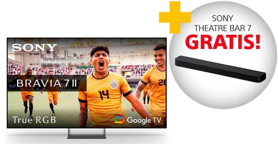 Sony K-75XR75M2 75 BRAVIA 7 II LED-Fernseher (189 cm/75 Zoll, 4K Ultra HD, Android TV, Google TV, Set aus: 75" BRAVIA 7 II + Theatre Bar 7) von Sony