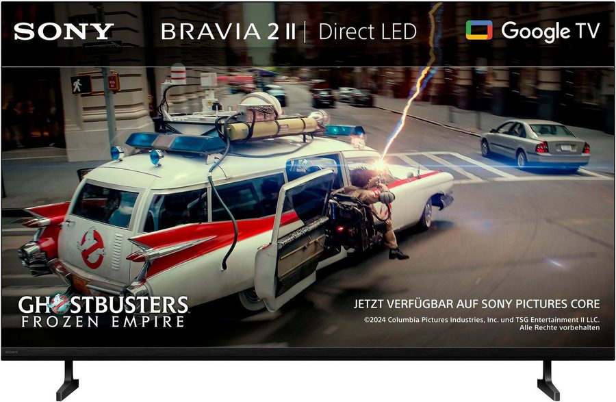 Sony K-43S25M2 BRAVIA 2 II DLED-Fernseher (108 cm/43 Zoll, 4K Ultra HD, Google TV, X1 Prozessor, 4K-Upscaling, Dolby Atmos und DTS:X, PS5-Kompatibilität) von Sony