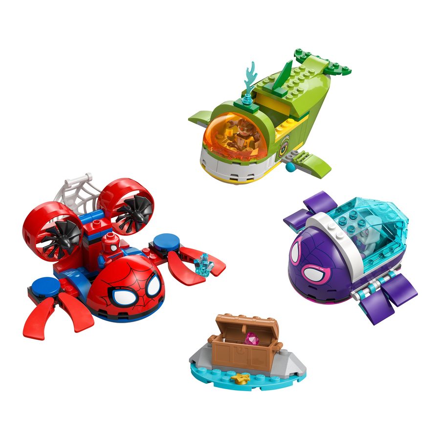 LEGO® Spidey: Unterwasserfahrzeuge (11207), LEGO Spidey Konstruktionsspielsteine, (154 St), Made in Europe von lego®