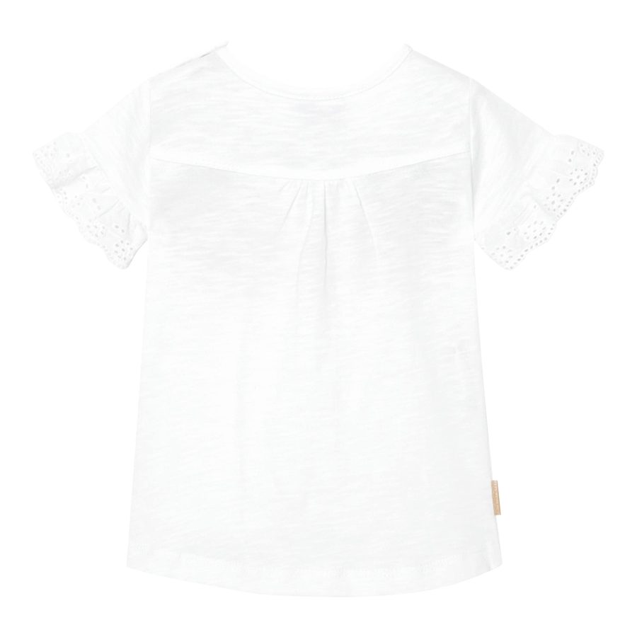 Boboli T-Shirt kurzarm Blumenstickerei von BOBOLI