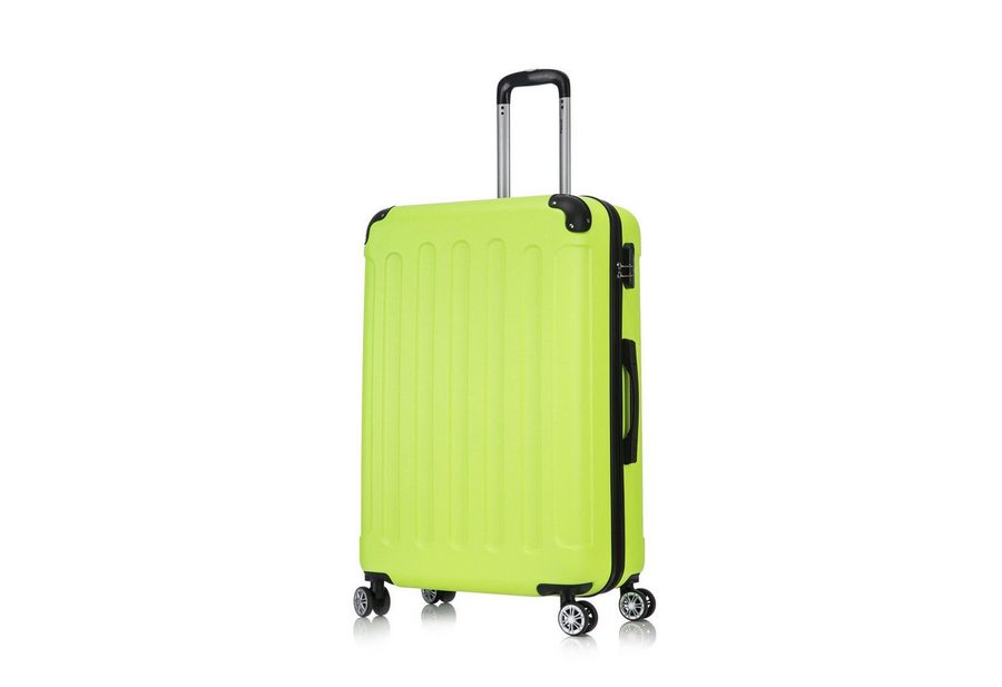 Flexot Hartschalen-Trolley F-2045 Kofferset, 360° Rollen, robuster Reisekoffer, Bordcase, 4 Rollen, Robuster und moderner Koffer mit vier 360° Rollen und Zahlenschloss von Flexot