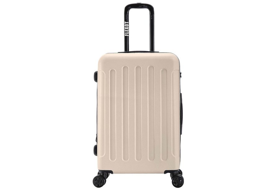 Flexot Hartschalen-Trolley F-3045 (Gr. M, L, XL) – Kofferset – ABS-Hartschale, 4 Rollen, Robuster und moderner Koffer mit vier 360° Rollen und Zahlenschloss von Flexot