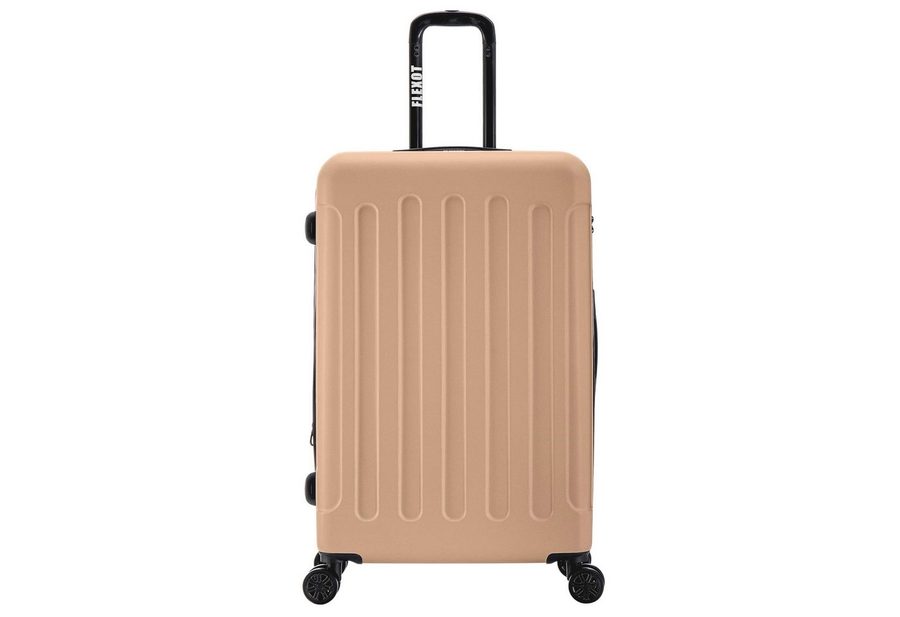 Flexot Hartschalen-Trolley F-3045 (Gr. M, L, XL) – Kofferset – ABS-Hartschale, 4 Rollen, Robuster und moderner Koffer mit vier 360° Rollen und Zahlenschloss von Flexot