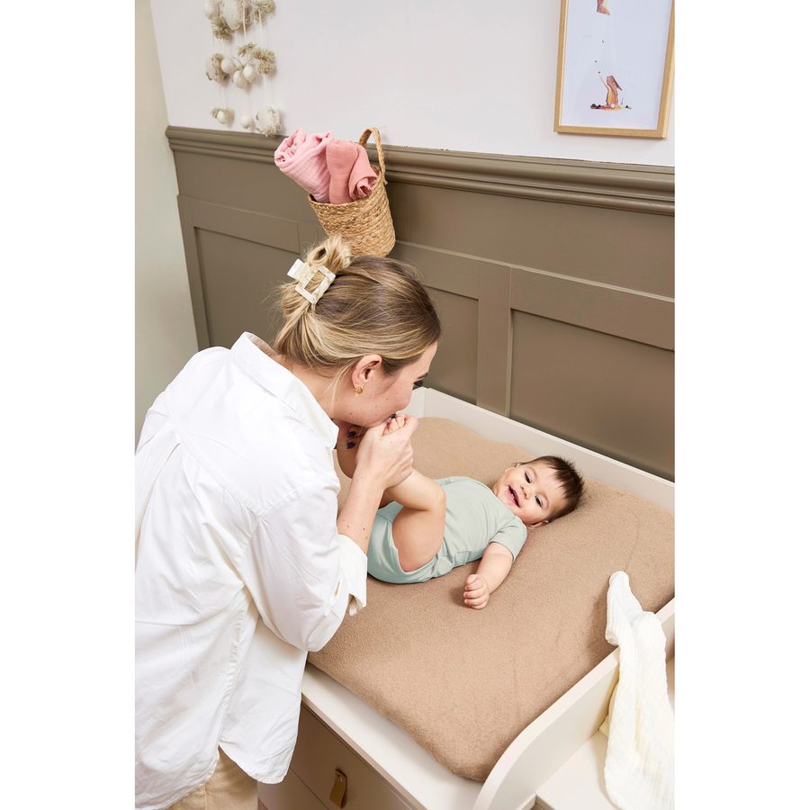 Meyco Baby Wickelauflagenbezug Frottee 85x75 cm von Meyco Baby