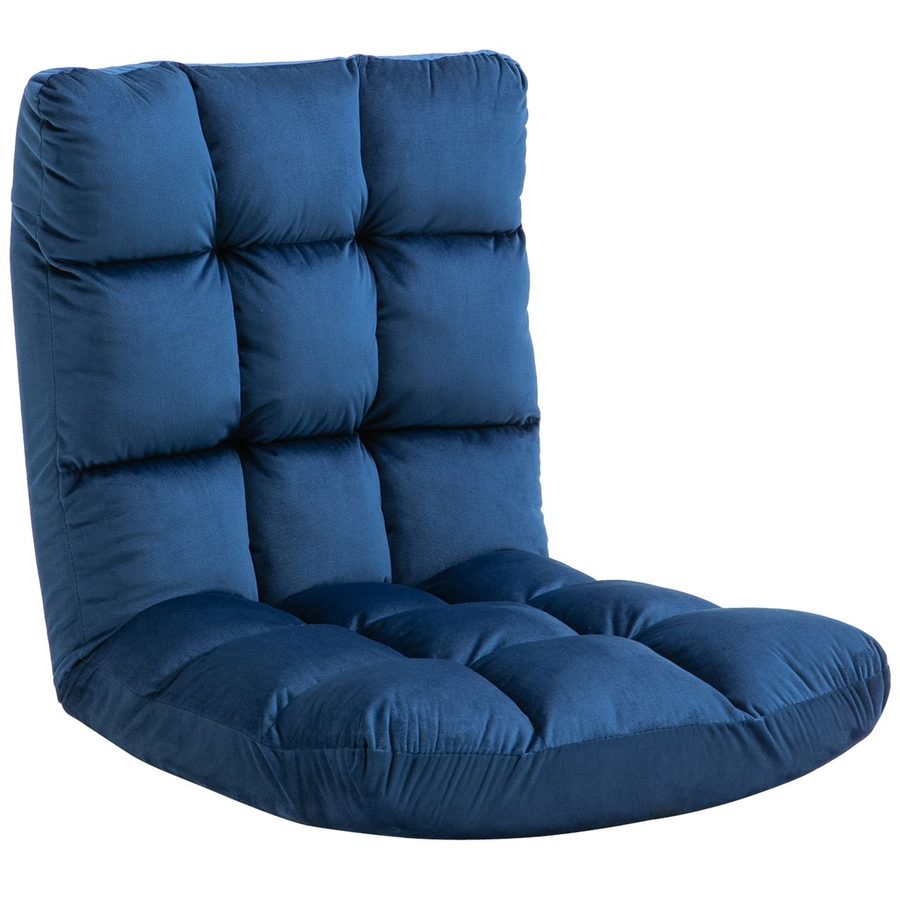 HOMCOM Bodenstuhl Bodensessel mit verstellbarer Rückenlehne Bodensofa von HOMCOM