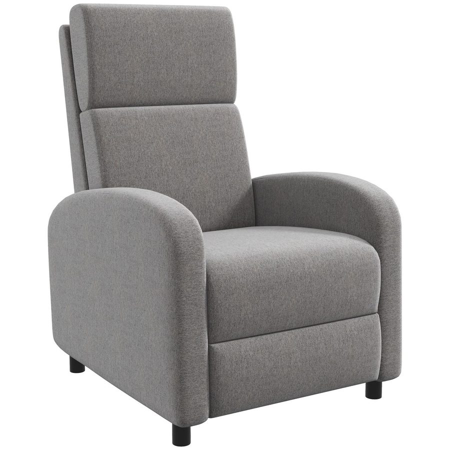 HOMCOM Relaxsessel Einzelsofa Liege 160° neigbarer Fernsehsessel für Wohnzimmer von HOMCOM