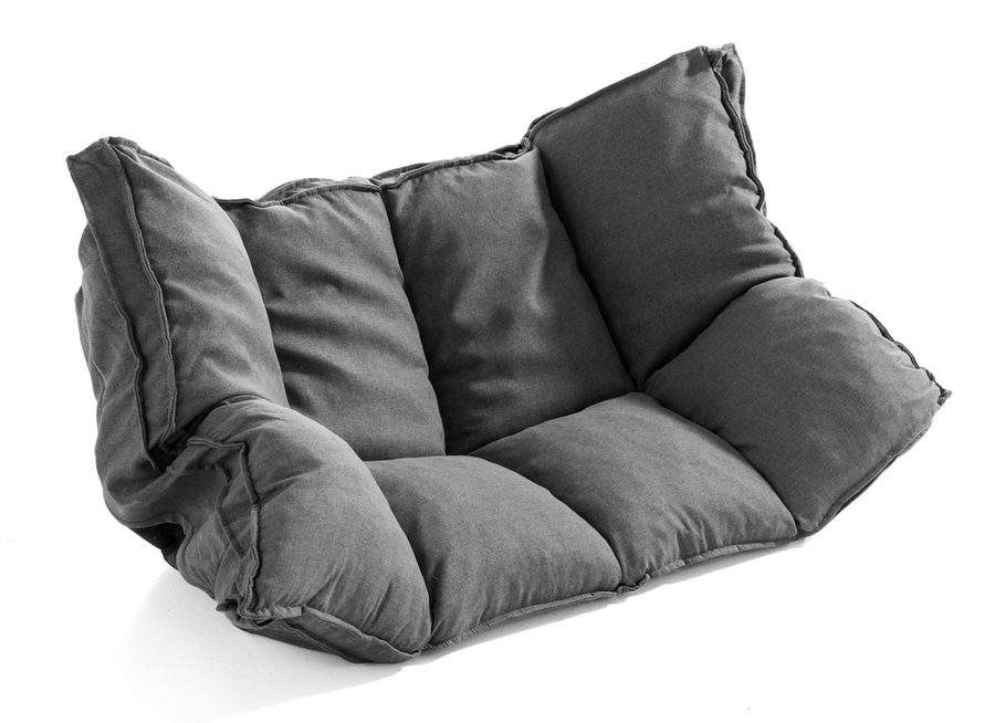 Happy Home 2 in 1 Bodensofa - Dunkelgrau von Happy Home