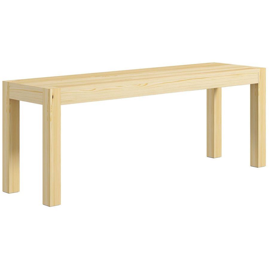 HOMCOM 120cm Sitzbank 2-Sitzer Essbank im Landhaus-Stil, Küchenbank für Küche von HOMCOM