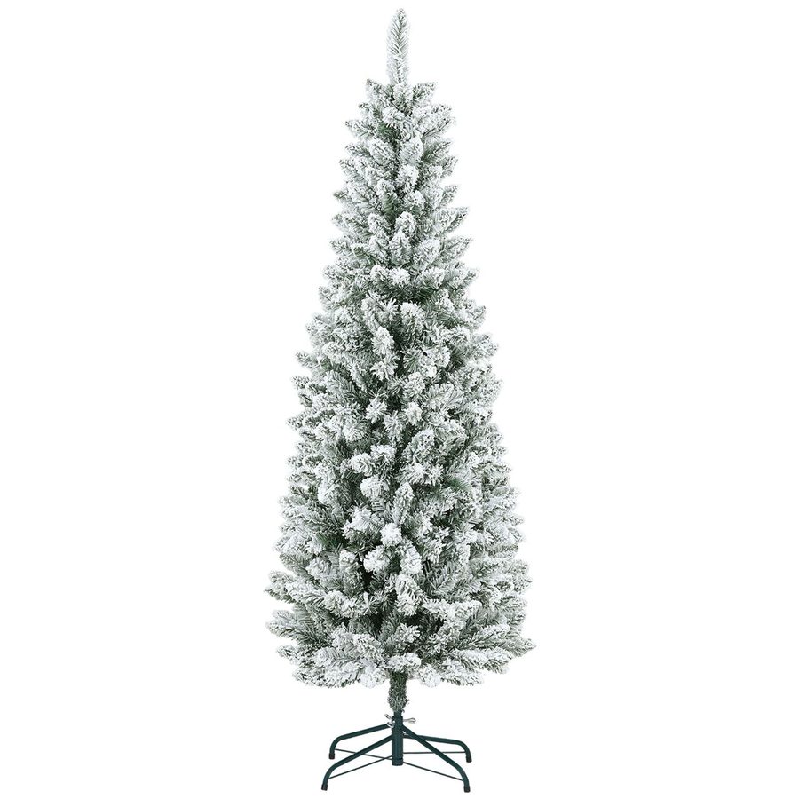 HOMCOM HOMCOM Künstlicher Weihnachtsbaum, 180 cm Christbaum mit 479 Spitzen, Grün von HOMCOM