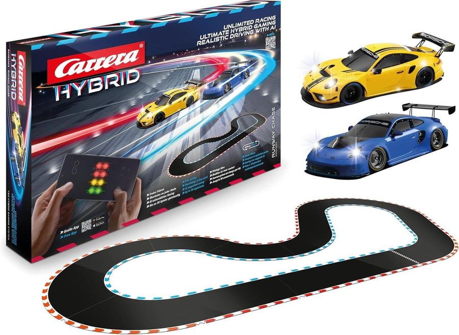 Carrera HYBRID Rennbahnsystem Runway Chase von Carrera