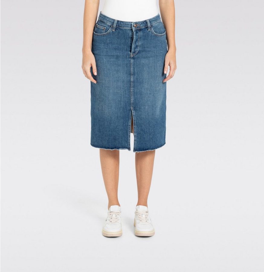 MAC Midirock MIDI SKIRT fringe im Five-Pocket Style von MAC