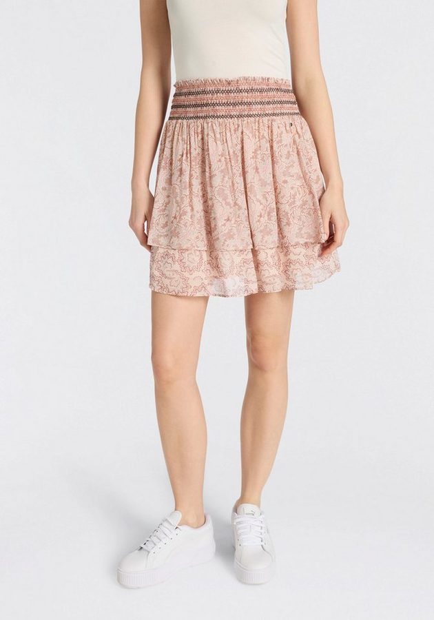 BOSS ORANGE Stufenrock Vesiana Premium Damenmode in Mini-Länge, Viskose von Boss Orange