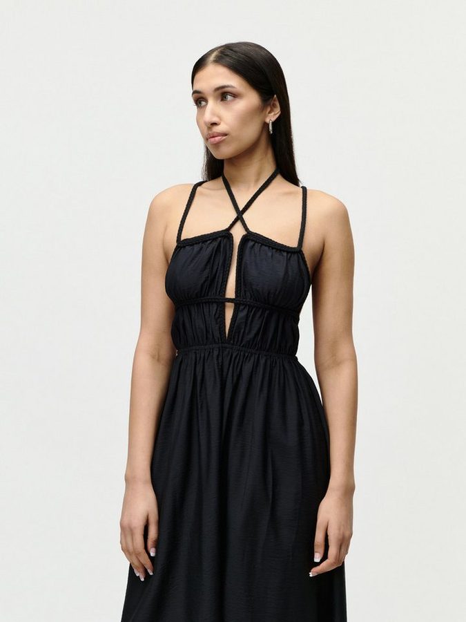 LeGer Maxikleid Hanke, LeGer by Lena Gercke Regular fit mit Kordeln zum Binden von LeGer