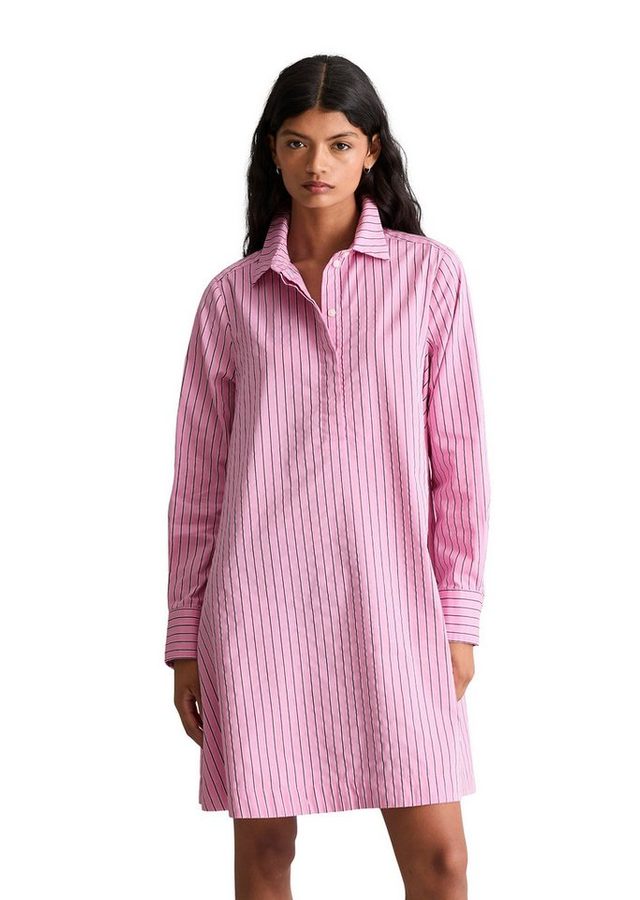 Marc O'Polo DENIM Hemdblusenkleid aus Organic Cotton-Lyocell-Mix von Marc O'Polo DENIM