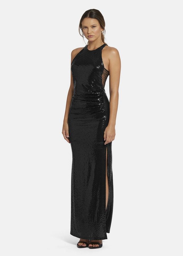 Nicowa Abendkleid LUCAWIA (1-tlg) aus Hotfix-Jersey Paillettenstoff von Nicowa