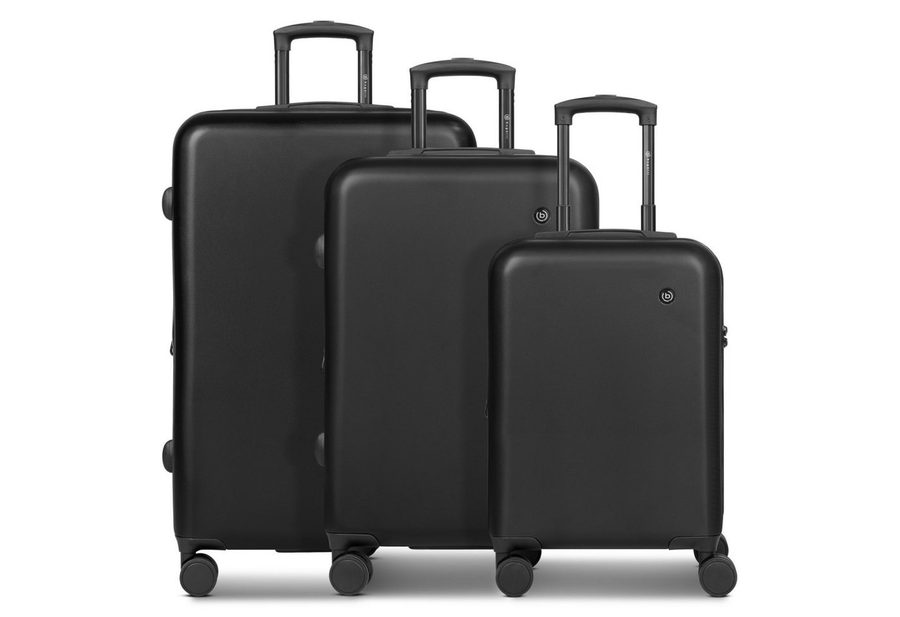 bugatti Trolleyset Valencia 2.0, 4 Rollen, (3-teilig, 3 tlg), ABS von Bugatti